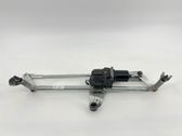 Front wiper linkage and motor