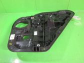 Rear door window regulator with motor