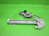 Rear door window regulator with motor