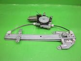 Rear door window regulator with motor