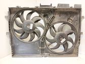 Radiator cooling fan shroud