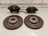 Brake discs and calipers set