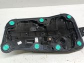 Rear window lifting mechanism without motor