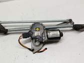 Tringlerie et moteur d'essuie-glace avant
