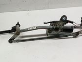 Front wiper linkage and motor
