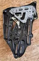 Rear door window regulator with motor