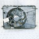 Radiator cooling fan shroud