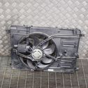 Radiator cooling fan shroud