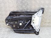 Rear door window regulator with motor