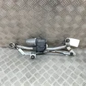 Front wiper linkage and motor