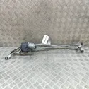 Front wiper linkage and motor