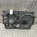 Radiator cooling fan shroud