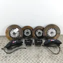 Brake discs and calipers set