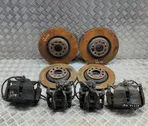 Brake discs and calipers set