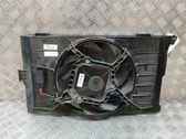 Radiator cooling fan shroud