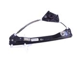 Rear window lifting mechanism without motor