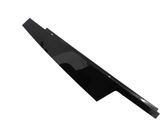 Front door glass trim molding