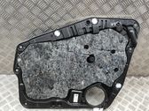 Rear door window regulator with motor