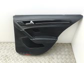 Rear door card panel trim
