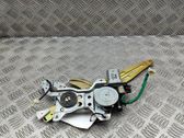 Rear door window regulator with motor
