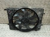 Radiator cooling fan shroud