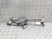 Front wiper linkage and motor