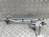 Front wiper linkage and motor