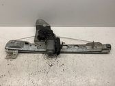 Rear door window regulator with motor