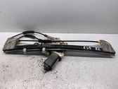 Rear door window regulator with motor