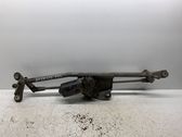 Front wiper linkage and motor