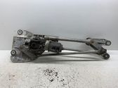 Front wiper linkage and motor