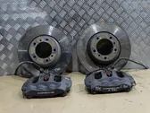 Brake discs and calipers set