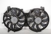 Radiator cooling fan shroud