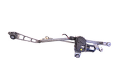 Front wiper linkage and motor