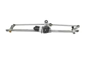 Front wiper linkage and motor