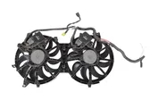 Radiator cooling fan shroud