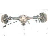 Rear axle beam with reductor