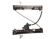 Rear door window regulator with motor