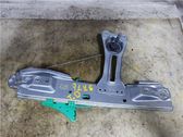 Rear door window regulator with motor