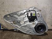 Rear door window regulator with motor