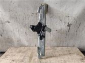 Rear door window regulator with motor