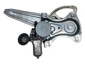 Rear door window regulator with motor