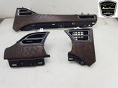 Dashboard air vent grill cover trim