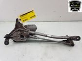 Front wiper linkage and motor