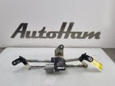 Front wiper linkage and motor