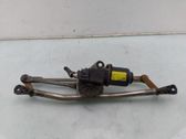 Front wiper linkage and motor