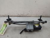 Front wiper linkage and motor