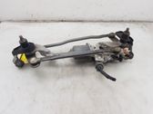 Front wiper linkage and motor