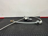 Rear door window regulator with motor