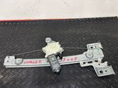 Rear door window regulator with motor